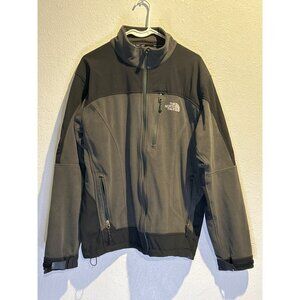 The North Face Windstopper (Men's LARGE) Gray/Black Fleece Jacket